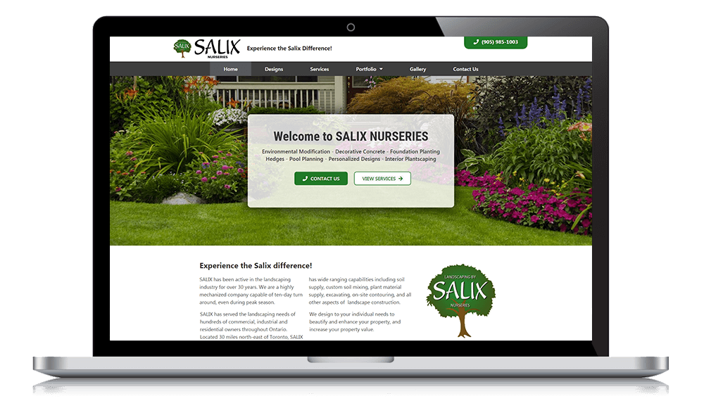 Featured Client: Salix Nurseries