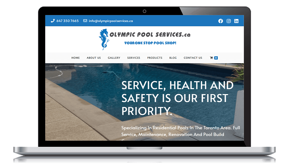 Featured Client: Olympic Pool Services