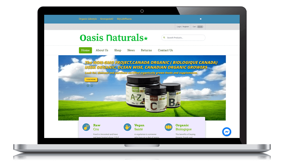 Featured Client: Oasis Naturals